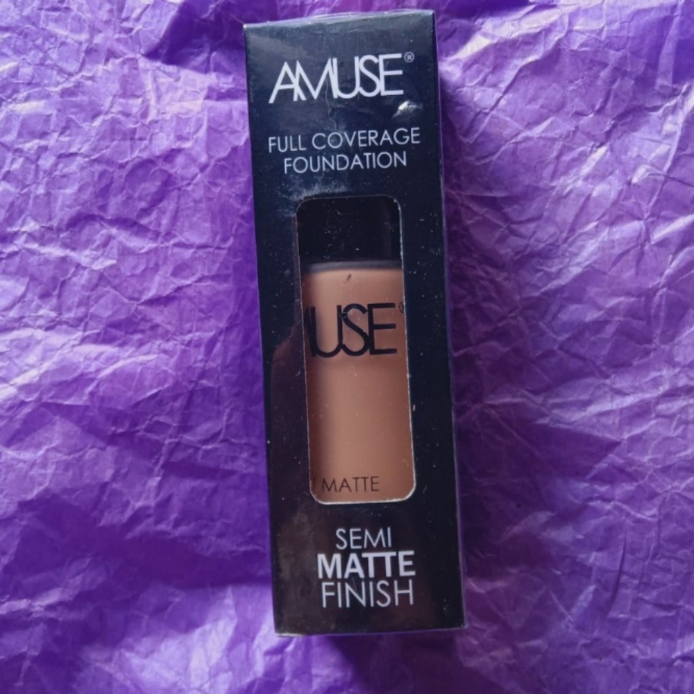 Amuse Full Coverage Foundation Semi Matte Finish
